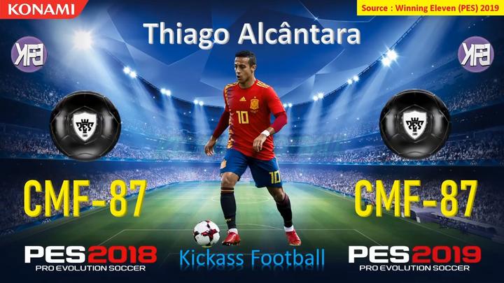 实况足球手游版和pes2019西班牙球员总评升降