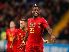 比利时2-0哈萨克斯坦,巴舒亚伊、默尼耶建功,阿扎尔献助攻