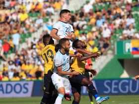 半场战报:阿根廷3-0厄瓜多尔,劳塔罗造点,阿拉里奥再破门
