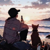 上海天空是蓝色的